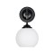 GLOBOSTAR® ISEN 01157 Μοντέρνο Φωτιστικό Τοίχου - Απλίκα με Ντουί 1 x E27 AC 220-240V IP20 - Μαύρο & Λευκό - Μ24 x Π15 x Υ27cm