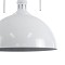 GLOBOSTAR® LARKIN 01174 Vintage Κρεμαστό Φωτιστικό Οροφής με Ντουί 1 x E27 AC 220-240V IP20 - Λευκό - Μ30 x Π30 x Y28cm