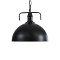 GLOBOSTAR® LARKIN 01175 Vintage Κρεμαστό Φωτιστικό Οροφής με Ντουί 1 x E27 AC 220-240V IP20 - Μαύρο - Μ30 x Π30 x Y28cm