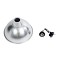 GLOBOSTAR® LOUVE 01178 Vintage Κρεμαστό Φωτιστικό Οροφής με Ντουί 1 x E27 AC 220-240V IP20 - Ασημί - Μ40 x Π40 x Υ30cm