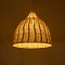 GLOBOSTAR® BAHAMAS 01203 Boho Κρεμαστό Φωτιστικό Οροφής με Ντουί 1 x E27 AC 220-240V IP20 - Μπεζ - Μ45 x Π45 x Υ47cm