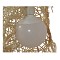 GLOBOSTAR® CRESCENT 01222 Vintage Κρεμαστό Φωτιστικό Οροφής με Ντουί 1 x E27 AC 220-240V IP20 - Μπεζ - Μ30 x Π20 x Υ35cm