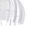 GLOBOSTAR® INGLEY 01225 Μοντέρνο Κρεμαστό Φωτιστικό Οροφής με Ντουί 1 x E27 AC 220-240V IP20 - Λευκό - Μ26 x Π26 x Υ21cm