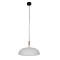 GLOBOSTAR® VALLETE 01256 Μοντέρνο Κρεμαστό Φωτιστικό Οροφής με Ντουί 1 x E27 AC 220-240V IP20 - Λευκό & Μπεζ - Μ45 x Π45 x Υ27cm