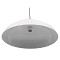 GLOBOSTAR® VALLETE 01256 Μοντέρνο Κρεμαστό Φωτιστικό Οροφής με Ντουί 1 x E27 AC 220-240V IP20 - Λευκό & Μπεζ - Μ45 x Π45 x Υ27cm