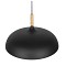 GLOBOSTAR® VALLETE 01258 Μοντέρνο Κρεμαστό Φωτιστικό Οροφής με Ντουί 1 x E27 AC 220-240V IP20 - Μαύρο & Μπεζ - Μ45 x Π45 x Υ27cm