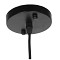 GLOBOSTAR® VALLETE 01259 Μοντέρνο Κρεμαστό Φωτιστικό Οροφής με Ντουί 1 x E27 AC 220-240V IP20 - Μαύρο & Μπεζ - Μ60 x Π60 x Υ35cm