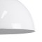GLOBOSTAR® SERENIA 01273 Μοντέρνο Κρεμαστό Φωτιστικό Οροφής με Ντουί 1 x E27 AC 220-240V IP20 - Λευκό - Μ90 x Π90 x Y40cm