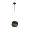 GLOBOSTAR® SANTORINI 01288 Boho Κρεμαστό Φωτιστικό Οροφής με Ντουί 1 x E27 AC 220-240V IP20 - Καφέ - Μ20 x Π20 x Y16cm
