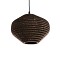 GLOBOSTAR® SANTORINI 01293 Boho Κρεμαστό Φωτιστικό Οροφής με Ντουί 1 x E27 AC 220-240V IP20 - Καφέ - Μ30 x Π30 x Y20cm