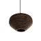 GLOBOSTAR® SANTORINI 01293 Boho Κρεμαστό Φωτιστικό Οροφής με Ντουί 1 x E27 AC 220-240V IP20 - Καφέ - Μ30 x Π30 x Y20cm