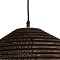 GLOBOSTAR® SANTORINI 01293 Boho Κρεμαστό Φωτιστικό Οροφής με Ντουί 1 x E27 AC 220-240V IP20 - Καφέ - Μ30 x Π30 x Y20cm