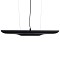 GLOBOSTAR® ESTERINA 01304 Μοντέρνο Κρεμαστό Φωτιστικό Οροφής με Ντουί 2 x E27 AC 220-240V IP20 - Μαύρο & Χρυσό - Μ60 x Π6 x Υ6cm
