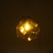 GLOBOSTAR® RINA 01308 Μοντέρνο Κρεμαστό Φωτιστικό Οροφής με Ντουί 1 x G9 AC 220-240V IP20 - Κίτρινο - Μ20 x Π20 x Υ20cm
