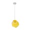 GLOBOSTAR® RINA 01308 Μοντέρνο Κρεμαστό Φωτιστικό Οροφής με Ντουί 1 x G9 AC 220-240V IP20 - Κίτρινο - Μ20 x Π20 x Υ20cm