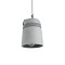 GLOBOSTAR® TRIBECA 01321 Μοντέρνο Κρεμαστό Φωτιστικό Οροφής με Ντουί 1 x E27 AC 220-240V IP20 - Γκρι & Μαύρο - Μ20 x Π20 x Υ26cm