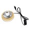 GLOBOSTAR® OCEANA 01336 Boho Επιτραπέζιο Φωτιστικό Πορτατίφ με Ντουί 1 x E27 AC 220-240V IP20 - Μπεζ - M20 x Π20 x Υ22cm