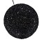 GloboStar® OCEANA 01338 Μοντέρνο Επιτραπέζιο Φωτιστικό Πορτατίφ Μονόφωτο 1 x E27 IP20 Μαύρο Ρατάν με Μπεζ Ξύλο - M20 x Π20 x Υ22cm