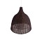GLOBOSTAR® BAHAMAS 01368 Boho Κρεμαστό Φωτιστικό Οροφής με Ντουί 1 x E27 AC 220-240V IP20 - Καφέ - Μ45 x Π45 x Υ45cm