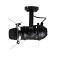 GLOBOSTAR® DETROIT 01372 Vintage Φωτιστικό Οροφής με Ντουί 1 x E27 AC 220-240V IP20 - Μαύρο - Μ26 x Π26 x Υ37cm