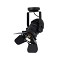 GLOBOSTAR® DETROIT 01372 Vintage Φωτιστικό Οροφής με Ντουί 1 x E27 AC 220-240V IP20 - Μαύρο - Μ26 x Π26 x Υ37cm