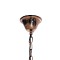 GLOBOSTAR® VICTORIAN 01404 Vintage Κρεμαστό Φωτιστικό Οροφής με Ντουί 6 x E14 AC 220-240V IP20 - Μπρούτζινο Εφέ Σκουριάς & Μπεζ - Μ85 x Π85 x Υ85cm