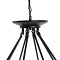 GLOBOSTAR® MILLBANK 01423 Vintage Κρεμαστό Φωτιστικό Οροφής με Ντουί 8 x E27 AC 220-240V IP20 - Μαύρο & Μπεζ - Μ80 x Π80 x Y54cm