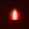 GLOBOSTAR® SEGRETO 01450 Vintage Κρεμαστό Φωτιστικό Οροφής με Ντουί 1 x E27 AC 220-240V IP20 - Κόκκινο & Χρυσό - Μ14 x Π14 x Υ18cm