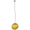 GLOBOSTAR® DIXAR 01466 Μοντέρνο Κρεμαστό Φωτιστικό Οροφής με Ντουί 1 x E27 AC 220-240V IP20 - Χρυσό - Μ36 x Π36 x Υ45cm