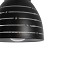 GLOBOSTAR® COOLIE 01483 Μοντέρνο Κρεμαστό Φωτιστικό Οροφής με Ντουί 1 x E27 AC 220-240V IP20 - Μαύρο & Ασημί - Μ12.5 x Π12.5 x Υ11.5cm