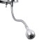 GLOBOSTAR® ELEGANT 01492 Μοντέρνο Φωτιστικό Τοίχου - Απλίκα Ξενοδοχείου Reading Light με Ντουί 1 x E27 LED 3W 360lm 36° AC 220-240V IP20 Θερμό Λευκό 2700K - Bridgelux COB Chip - Χρώμιο & Μαύρο - Μ26.5 x Π15 x Υ43cm - 2 Χρόνια Εγγύηση