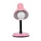GLOBOSTAR® STUDENT 01534 Μοντέρνο Επιτραπέζιο Φωτιστικό Πορτατίφ με Ντουί 1 x E27 AC 220-240V IP20 - Ροζ - Μ12 x Π12 x Υ32cm