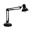 GLOBOSTAR® DESK 01538 Μοντέρνο Επιτραπέζιο Φωτιστικό Πορτατίφ με Ντουί 1 x E27 AC 220-240V IP20 - Μαύρο - Μ15 x Π15 x Υ67cm