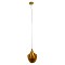 GLOBOSTAR® SHANGHAI 01544 Μοντέρνο Κρεμαστό Φωτιστικό Οροφής με Ντουί 1 x E27 AC 220-240V IP20 - Χρυσό Πλατίνα - Μ24 x Π24 x Υ30cm