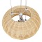 GLOBOSTAR® DE LA MER 01624 Boho Κρεμαστό Φωτιστικό Οροφής με Ντουί 3 x E27 AC 220-240V IP20 - Μπεζ - Μ45 x Π45 x Υ24cm