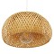 GLOBOSTAR® SAN TROPEZ 01626 Boho Κρεμαστό Φωτιστικό Οροφής με Ντουί 1 x E27 AC 220-240V IP20 - Μπεζ - Μ38 x Π38 x Υ22cm