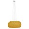 GLOBOSTAR® FIJI INCASS 01628 Vintage Κρεμαστό Φωτιστικό Οροφής με Ντουί 5 x E27 AC 220-240V IP20 - Μπεζ - Μ60 x Π60 x Υ29cm