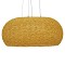 GLOBOSTAR® FIJI INCASS 01628 Vintage Κρεμαστό Φωτιστικό Οροφής με Ντουί 5 x E27 AC 220-240V IP20 - Μπεζ - Μ60 x Π60 x Υ29cm