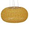 GLOBOSTAR® FIJI INCASS 01628 Vintage Κρεμαστό Φωτιστικό Οροφής με Ντουί 5 x E27 AC 220-240V IP20 - Μπεζ - Μ60 x Π60 x Υ29cm