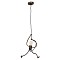 GLOBOSTAR® LITTLE MAN 01653 Μοντέρνο Κρεμαστό Φωτιστικό Οροφής με Ντουί 1 x E27 AC 220-240V IP20 - Χάλκινο - Μ20 x Π20 x Υ40cm