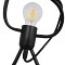 GLOBOSTAR® FIGURE 10001655 Παιδικό Κρεμαστό Φωτιστικό Οροφής με Ντουί 3 x E27 AC 220-240V IP20 - Μαύρο - Μ45 x Π45 x Υ40cm