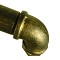 GLOBOSTAR® CANAL 01669 Vintage Κρεμαστό Φωτιστικό Οροφής με Ντουί 5 x E27 AC 220-240V IP20 - Μπρούτζινο - Μ92 x Π5 x Y8cm