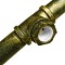 GLOBOSTAR® CANAL 01669 Vintage Κρεμαστό Φωτιστικό Οροφής με Ντουί 5 x E27 AC 220-240V IP20 - Μπρούτζινο - Μ92 x Π5 x Y8cm