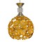 GLOBOSTAR® BOUQUET 01671 Μοντέρνο Κρεμαστό Φωτιστικό Οροφής με Ντουί 3 x E27 AC 220-240V IP20 - Πολύχρωμο - Μ64 x Π18 x Υ24cm