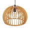 GLOBOSTAR® SCANDINAVIA 01698 Μοντέρνο Κρεμαστό Φωτιστικό Οροφής με Ντουί 1 x E27 AC 220-240V IP20 - Μπεζ - Μ33 x Π33 x Υ20cm