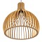 GLOBOSTAR® SCANDINAVIA 01701 Boho Κρεμαστό Φωτιστικό Οροφής με Ντουί 1 x E27 AC 220-240V IP20 - Μπεζ Καφέ - Μ45 x Π45 x Υ45cm