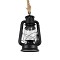 GLOBOSTAR® BARBAROSSA 01704 Vintage Κρεμαστό Φωτιστικό Οροφής με Ντουί 1 x E27 AC 220-240V IP20 - Μαύρο - Μ18 x Π18 x Υ28cm
