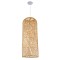 GLOBOSTAR® CALERO 01711 Boho Κρεμαστό Φωτιστικό Οροφής με Ντουί 1 x E27 AC 220-240V IP20 - Μπεζ - Μ30 x Π30 x Υ70cm