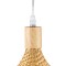 GLOBOSTAR® CUBA 01715 Boho Κρεμαστό Φωτιστικό Οροφής με Ντουί 1 x E27 AC 220-240V IP20 - Μπεζ - Μ33 x Π33 x Υ25cm