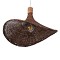 GLOBOSTAR® CUBA 01718 Boho Κρεμαστό Φωτιστικό Οροφής με Ντουί 1 x E27 AC 220-240V IP20 - Καφέ - Μ43 x Π43 x Y30cm